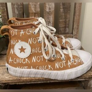 Converse UNT1TL3D High Not A Chuck - Golden Tan Kids Size 1 EUR 32